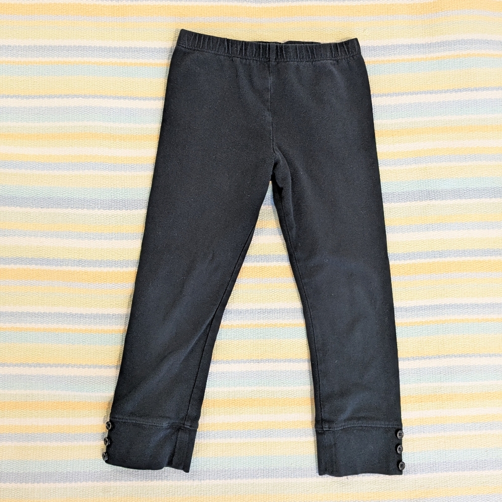 Circo Black Cropped Leggings Size 5T